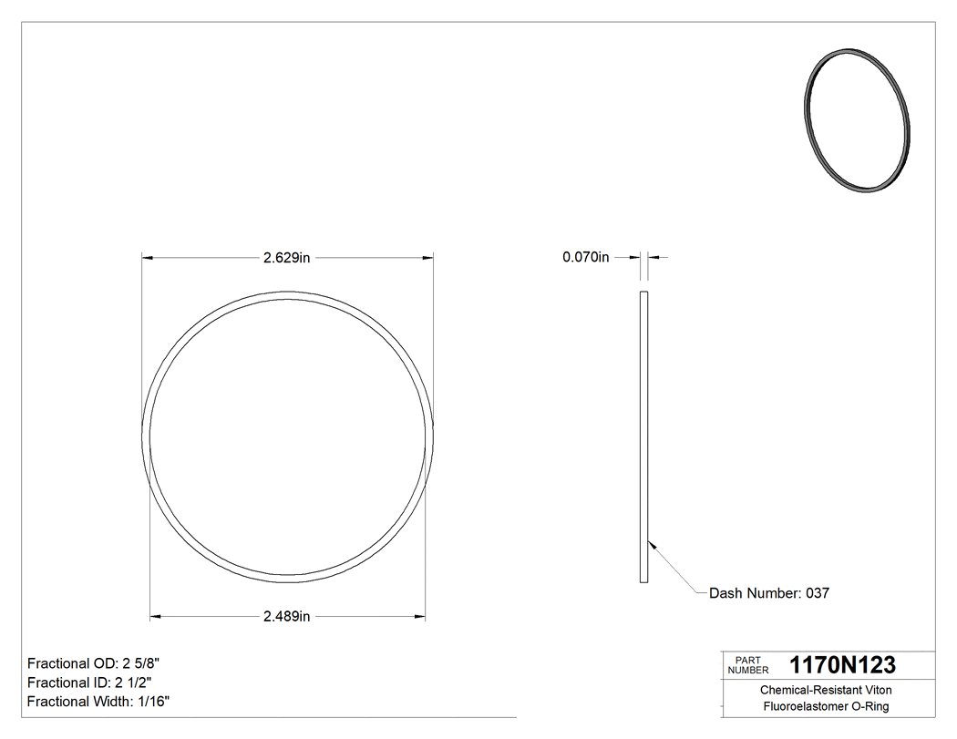 Technical drawing - 1170N123